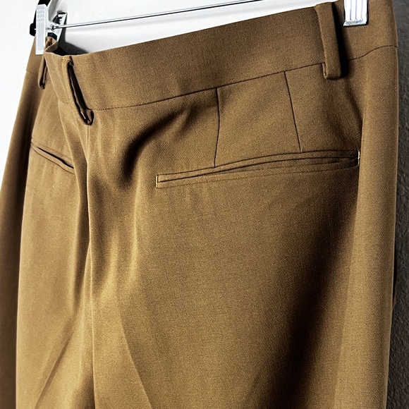 ASOS Oversized Tapered Cargo Pants in Tan Crepe Mens Sz 38 - Picture 7 of 11